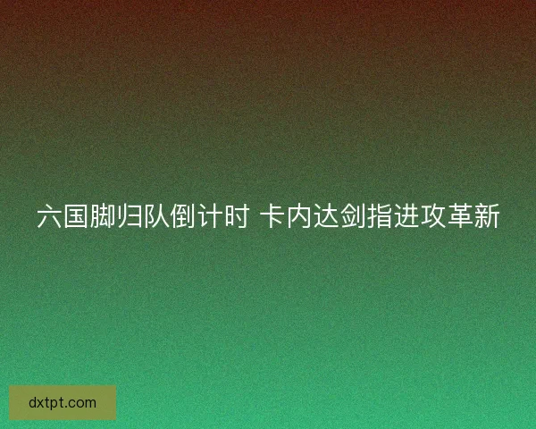 六国脚归队倒计时 卡内达剑指进攻革新